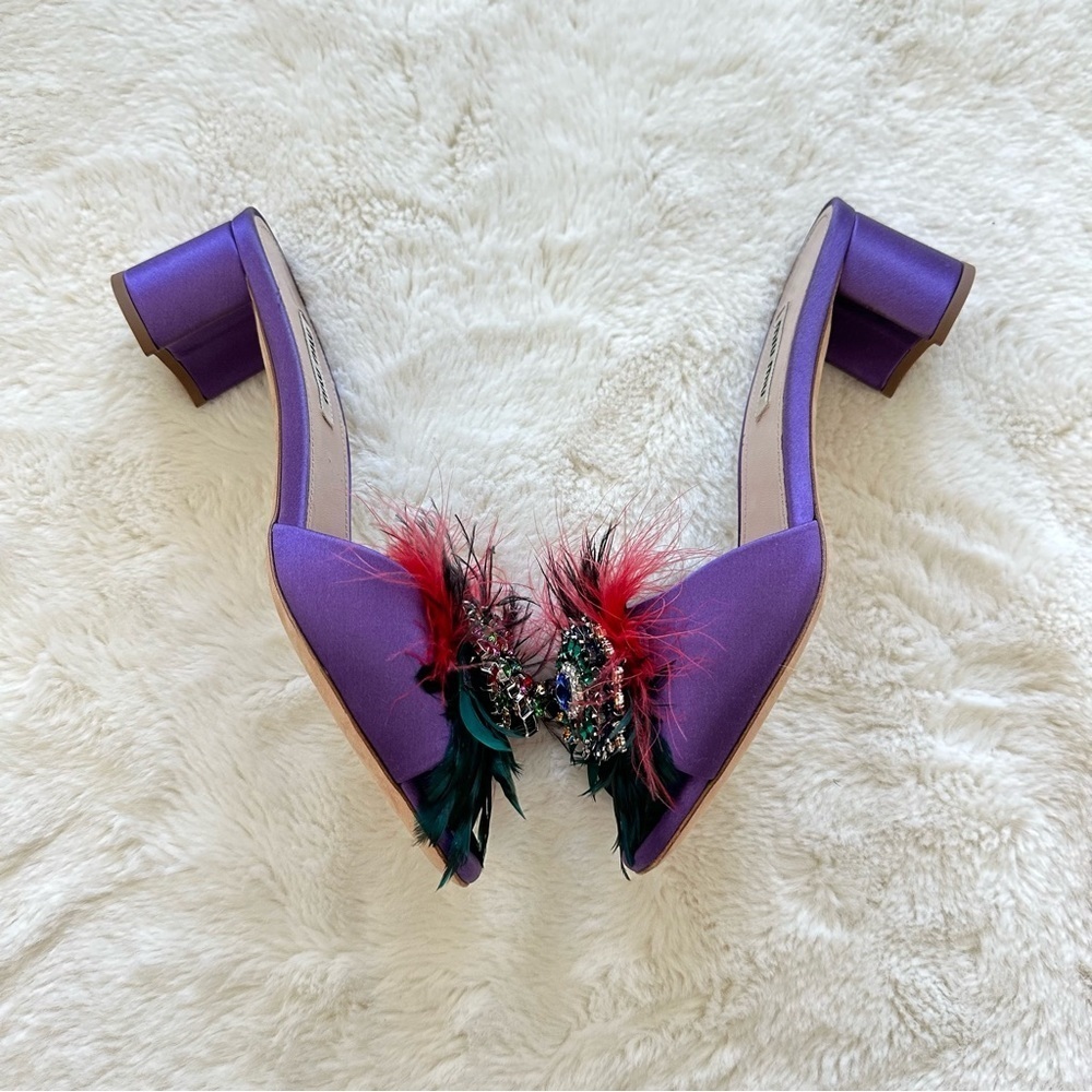 NEW!!! Miu Miu heels slides size 37 Authentic - Picture 8 of 8